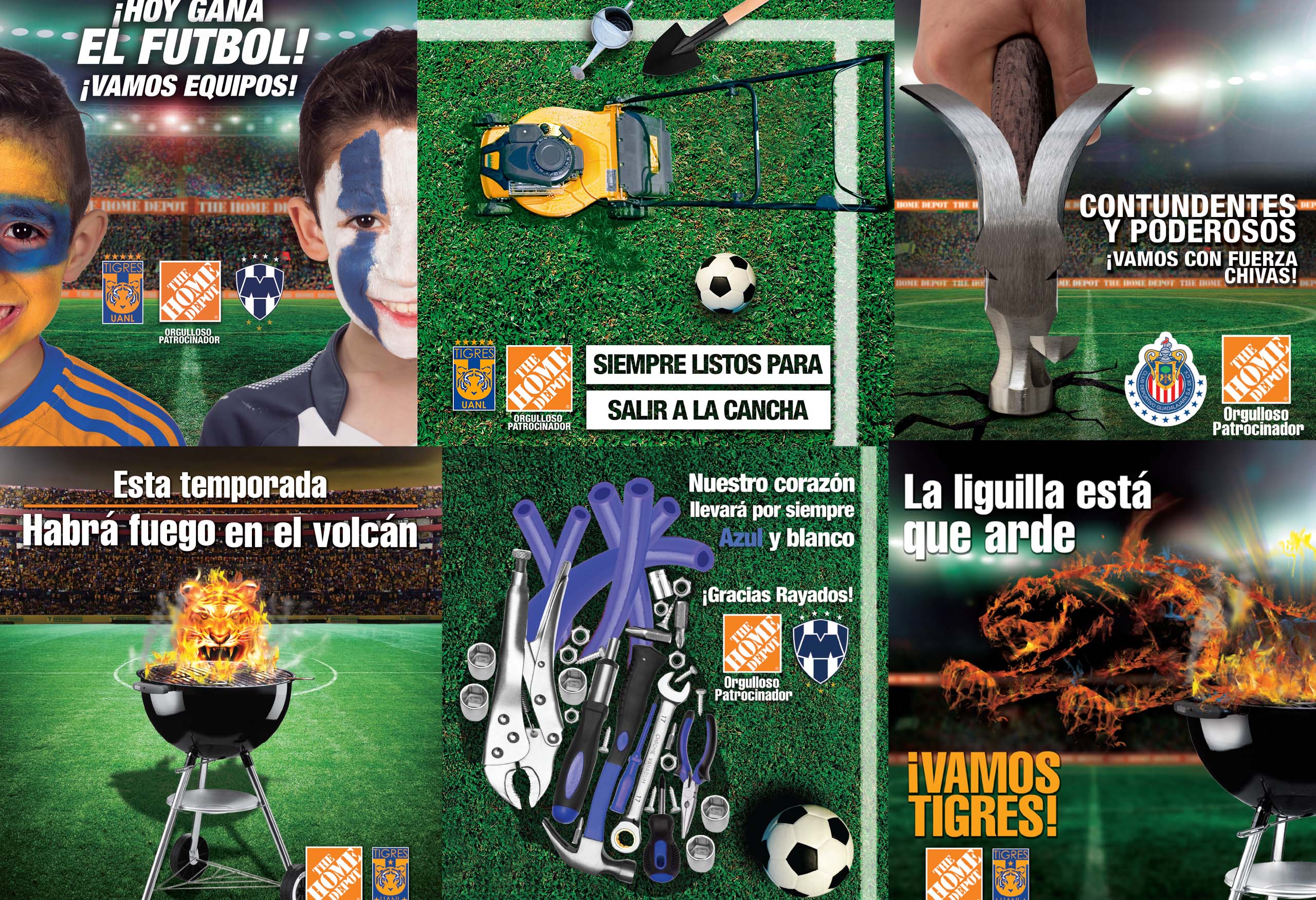Algunos Ejemplos de Publicidad Creativa para Home Depot.