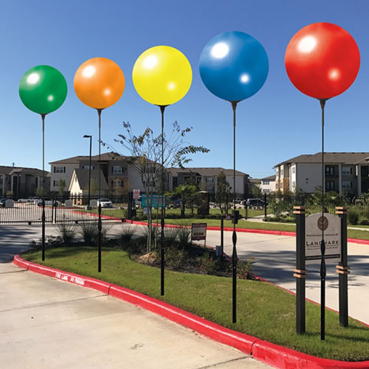 Globos gigantes de piso